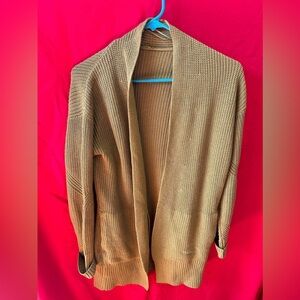Rails Open-Front Cardigan Sweater - Camel